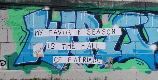 Graffiti mit politischer Aussage