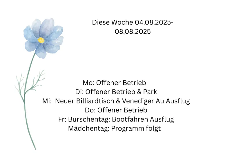 Wochenprogramm